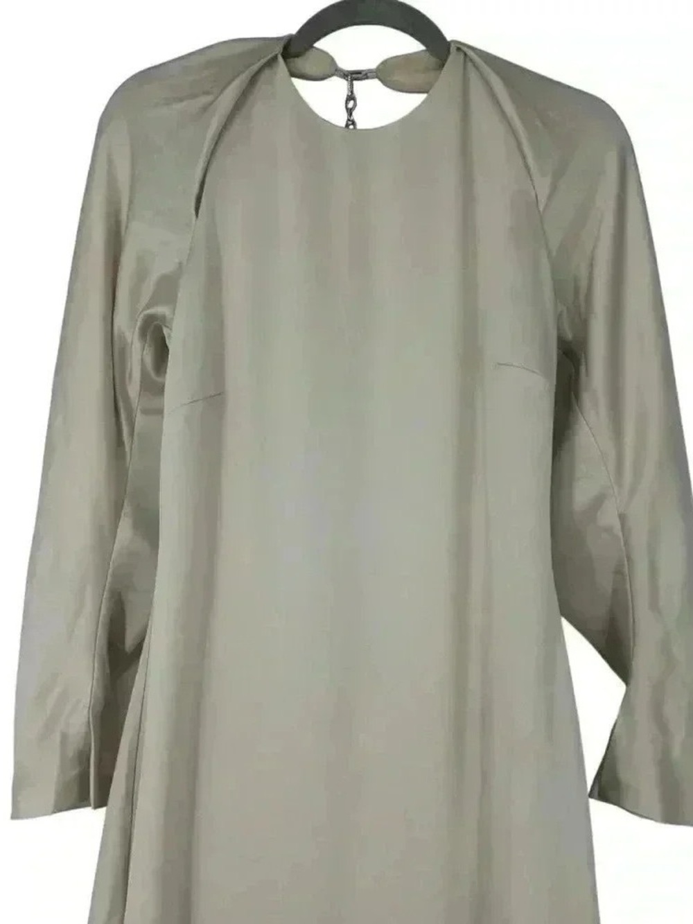 Jonathan Simkhai Caitlyn Champagne Satin Open-Back Gown NWT Women’s 4 – Bridal - Picture 7 of 15